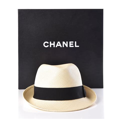 chanel fedora hat.